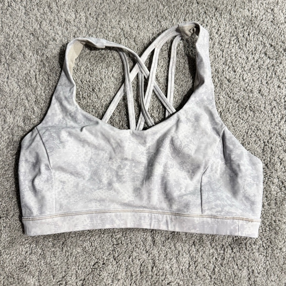 Lululemon Athletica Light Gray Sports Bra